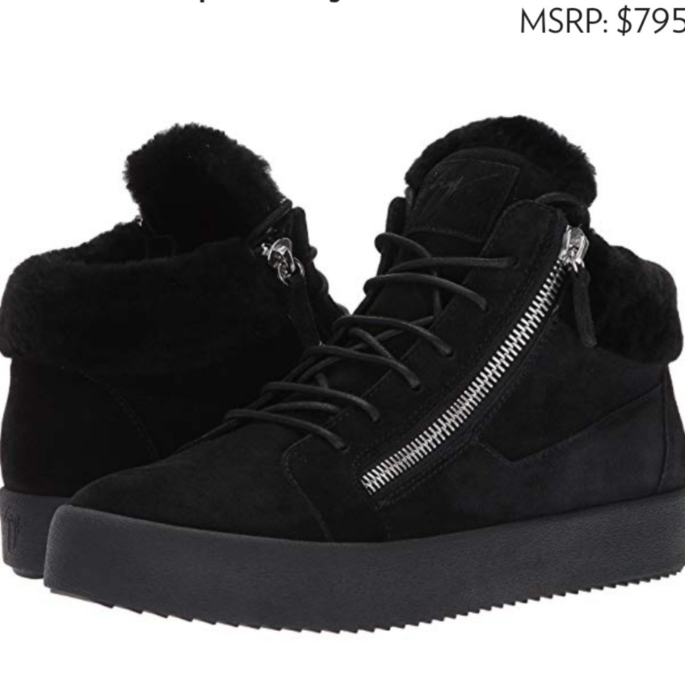 GIUSEPPE ZANOTTIMay London Mid Top Shearling sneak